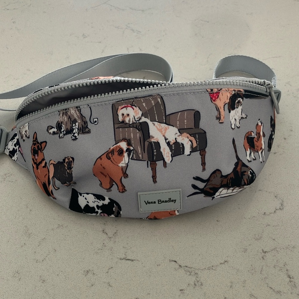 Out of Print Vera Bradley ReActive RFID Belt Bag “Best in Show”